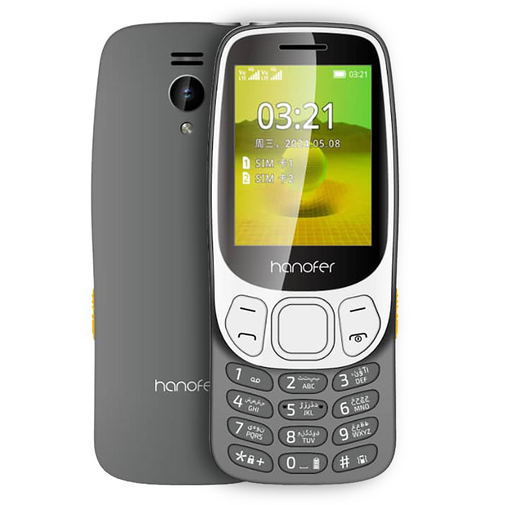 Hanofer 3310 (2024) Dual Sim Feature phone (سه ماه تعویض)