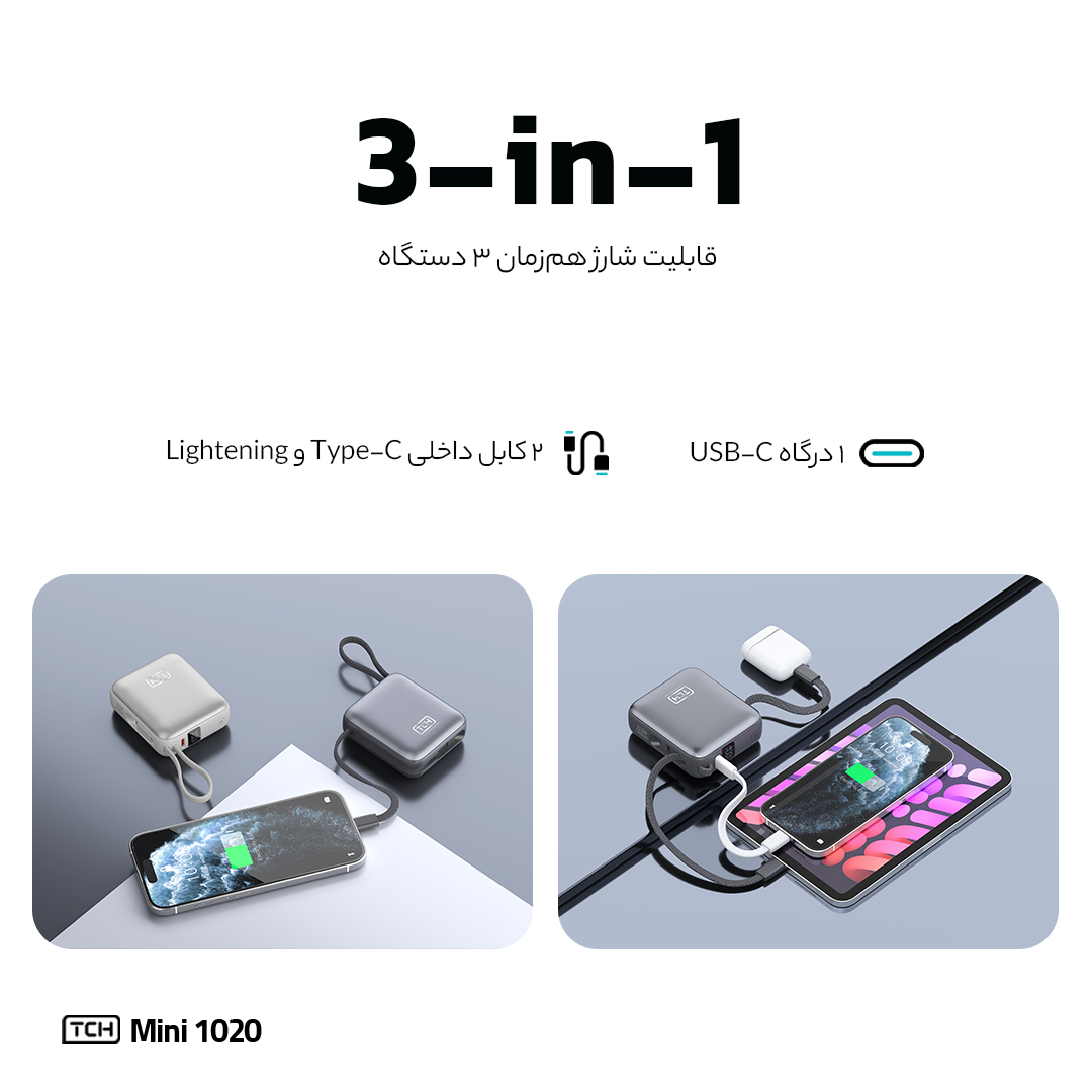 TCH Mini 1020 22.5W Power Bank 10000 mAh