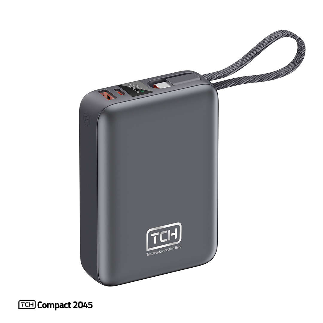 	پاوربانک تی سی اچ مدل Compact 2045 ظرفیت 20000 میلی آمپر ساعت توان 45 وات