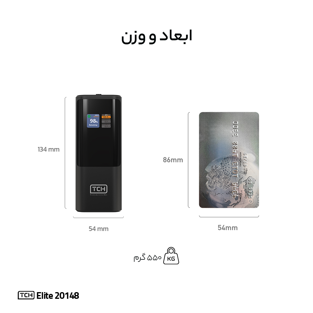 TCH Elite 20148 148W Power Bank 20000 mAh