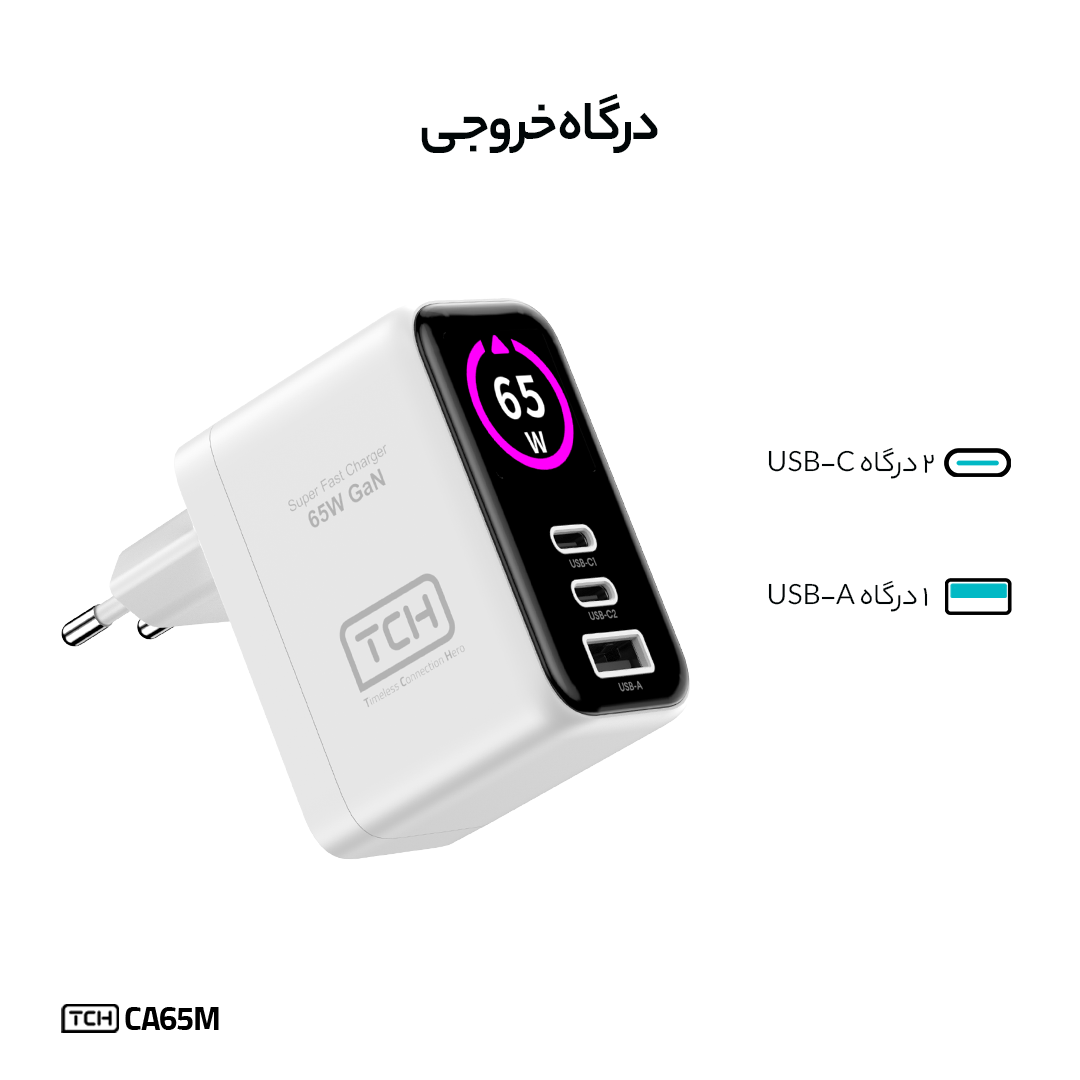 TCH 65 Watt 2Pin CA65M Charger