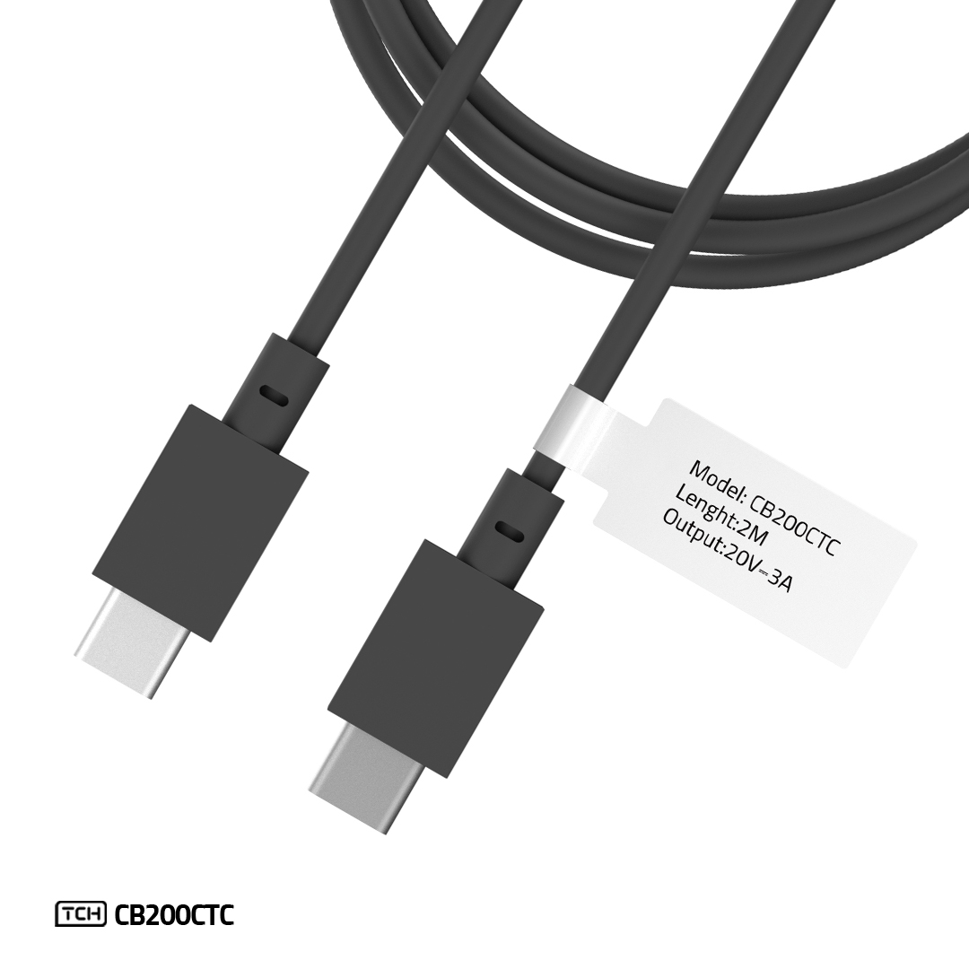  TCH USB-C to USB-C CB200CTC 2M Charging Cable